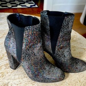 Steve Madden Ankle booties. Sparkly and elegant.